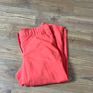 Lane Bryant coral dress pants